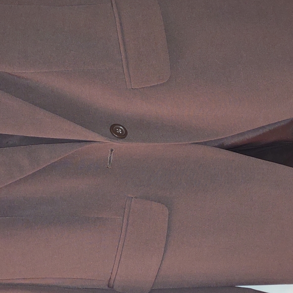 Pristine Moda International long brown blazer size 4! - Picture 3 of 5